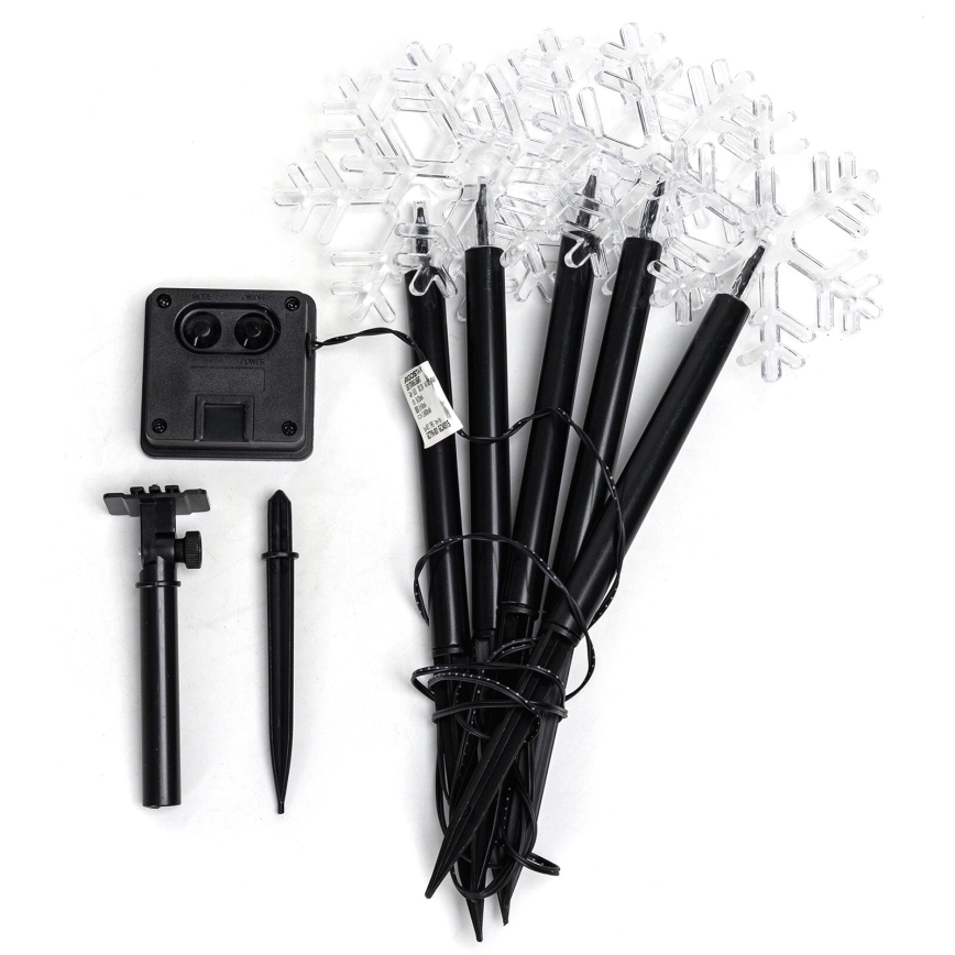 Aigostar - LED Solcellsljusstake LED/0,054W/1,2V 1m 800 mAh IP65 kallvit