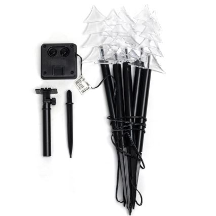 Aigostar - LED Solcellsljusstake för jul LED/0,054W/1,2V 1m IP65 kallvit