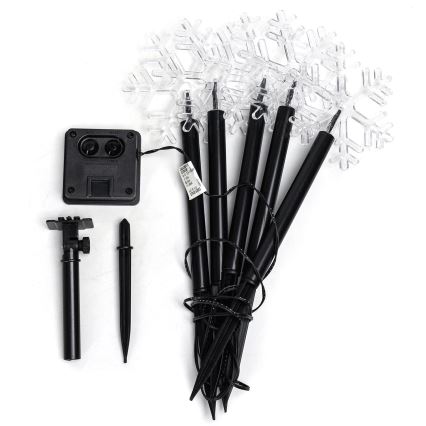 Aigostar - LED Solcellsljusstake för jul LED/0,054W/1,2V 1m IP65 varmvit