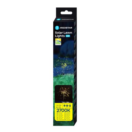 Aigostar - LED Solcellslampa dekorativ LED/0,03W/1,2V 88,5cm 300 mAh 2700K IP44