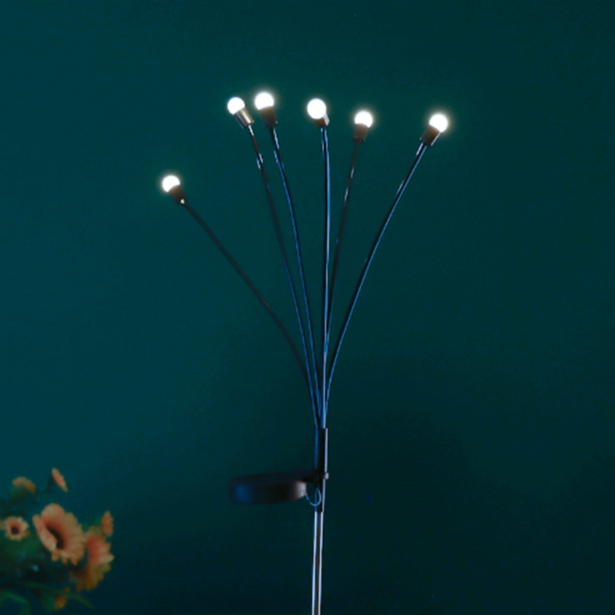 Aigostar - LED solcellslampa dekorativ LED/0,04W/1,2V 68,5 cm 6500K IP44 300 mAh