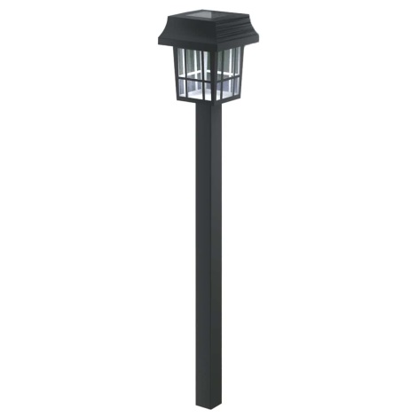 Aigostar - LED solcellslampa LED/0,006W/1,2V 32 cm svart 6500K IP44