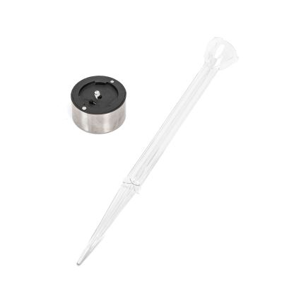 Aigostar - LED solcellslampa LED/0,006W/1,2V 32cm matt krom 6500K IP44