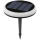 Aigostar - LED solcellslampa LED/0,6W/2V diameter 16,5 cm 3200K/4000K/6500K IP65 svart