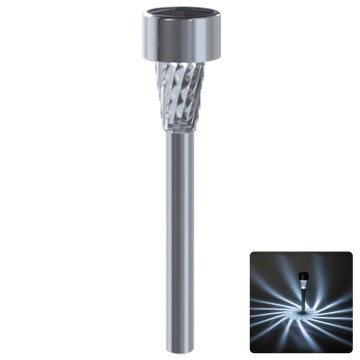 Aigostar - LED-solcellslampa LED/2V IP44 40 mAh matt krom