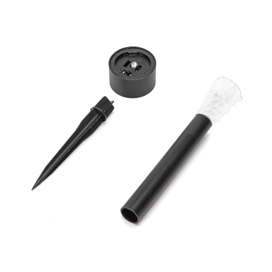 Aigostar - LED-solcellslampa LED/2V IP44 40 mAh svart