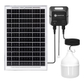 Aigostar - LED-solcellslampa LED/70W/12V 6000 mAh 6500K IP65 Ø 12 cm + fjärrkontroll