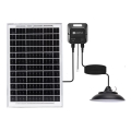 Aigostar - LED solcellslampa LED/70W/12V 6000 mAh 6500K IP65 Ø 23,5 cm + fjärrkontroll