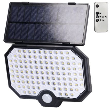 Aigostar - LED solcellslampa med rörelsesensor LED/2,4W/3,7V 1800 mAh IP65