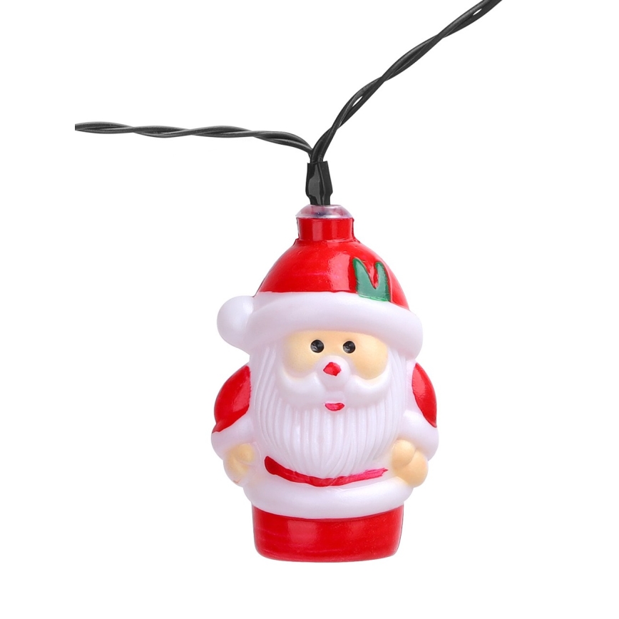 Aigostar - LED solcellsljusslinga för jul 10xLED/3,8 m IP44 kallvit 400 mAh