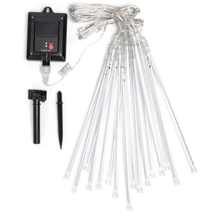 Aigostar - LED solcellsljusslinga för jul 384xLED/13m IP65 1200 mAh kallvit