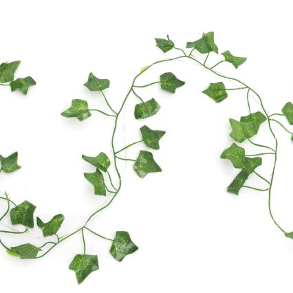 Aigostar - LED solcellsljusslinga 50xLED/7m IP65 300 mAh varmvit murgröna