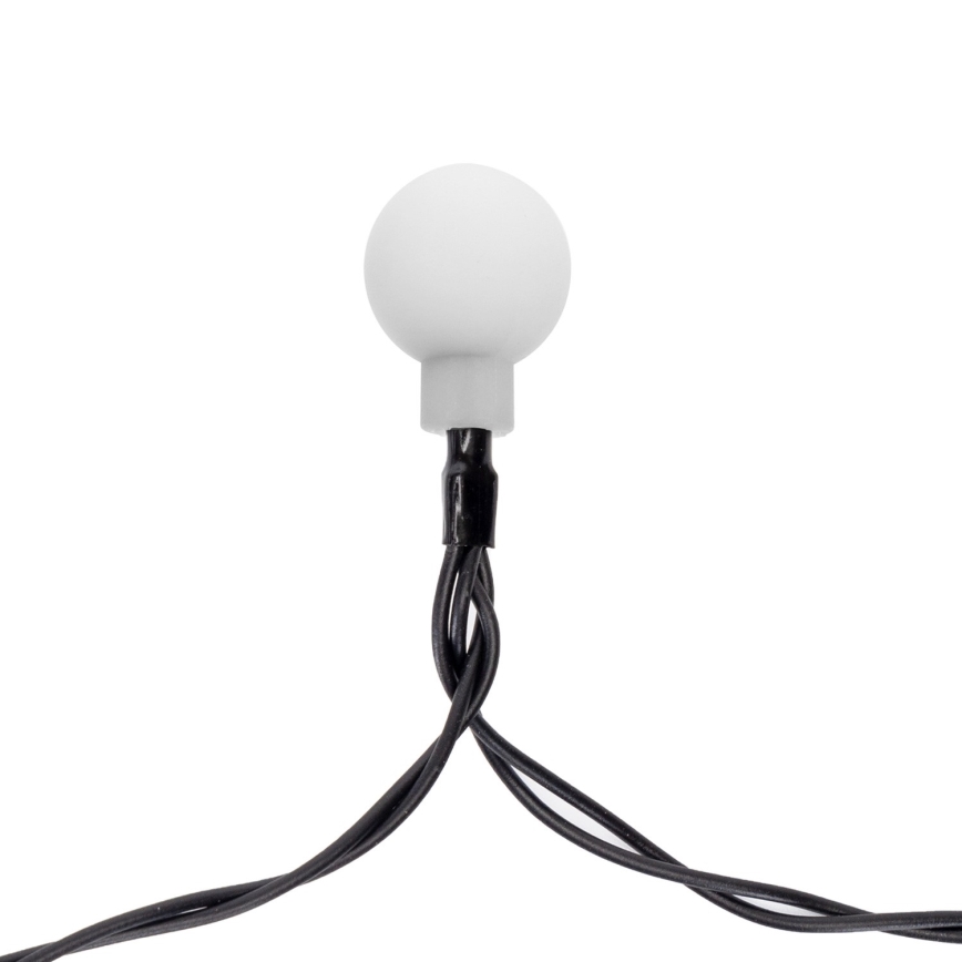 Aigostar - LED solcellsljusslinga 50xLED/8 funktioner 12m IP65 800 mAh varmvit