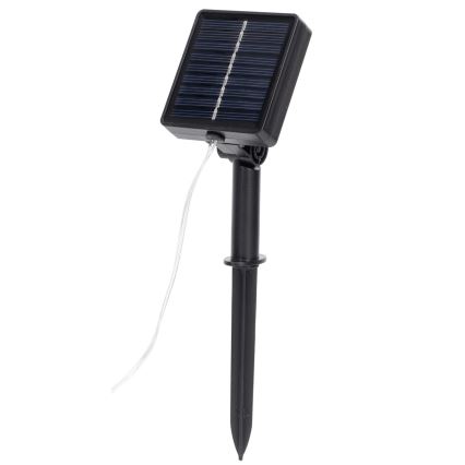 Aigostar - LED Solcellsljusslinga 70xLED/4x1m IP65 300 mAh varmvit murgröna