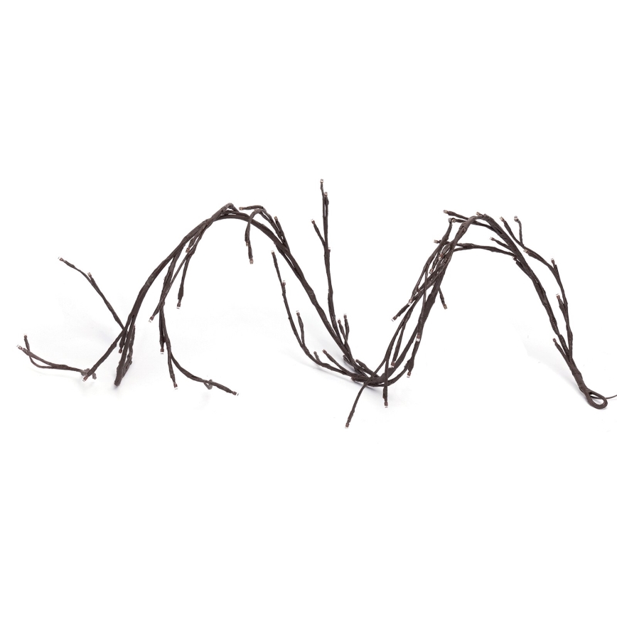 Aigostar - LED solcellsljusslinga 72xLED/4m IP65 300 mAh varmvit för trädgrenar