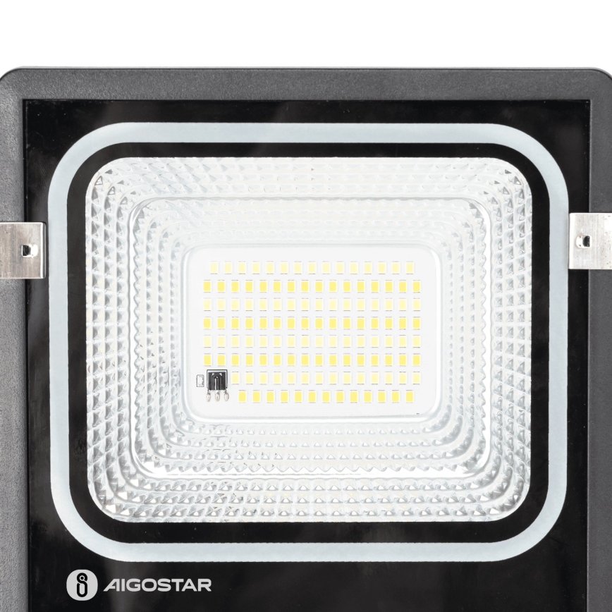 Aigostar - LED solcellsstrålkastare LED/50W/3,2V 1200mAh 3000K/4000K/6500K IP66 + fjärrkontroll