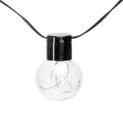 Aigostar - LED solcellsslinga 20xLED/8 ljuslägen 11,5m IP65 flerfärgad