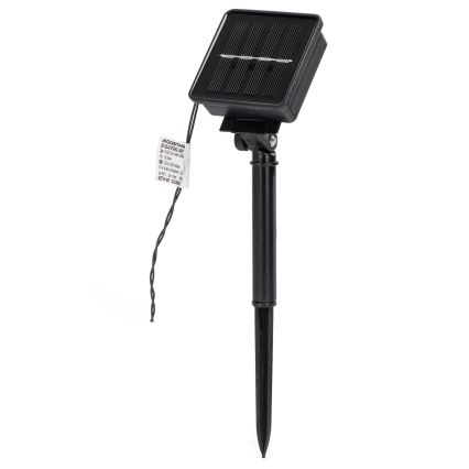 Aigostar - LED solcellsslinga 50 LED/8 funktioner 12 m 800 mAh IP65 varmvit