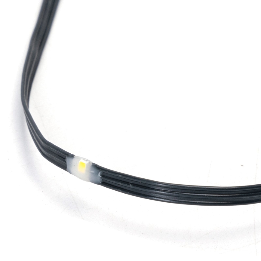 Aigostar - LED solcellsslinga för jul 500xLED/8 funktioner 52m IP65 kallvit 1200 mAh