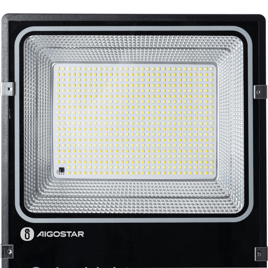 Aigostar - LED Solcellsreflektor LED/200W/3,2V 3600mAh 3000K/4000K/6500K IP66 + fjärrkontroll