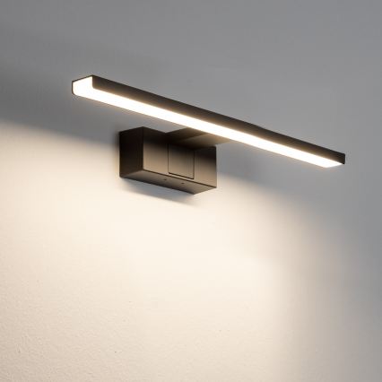 Aigostar - LED-spegelbelysning för badrum LED/8W/230V 4000K 40 cm IP44 svart