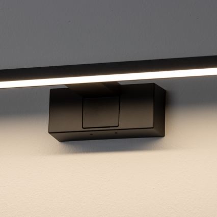 Aigostar - LED-spegelbelysning för badrum LED/8W/230V 4000K 40 cm IP44 svart