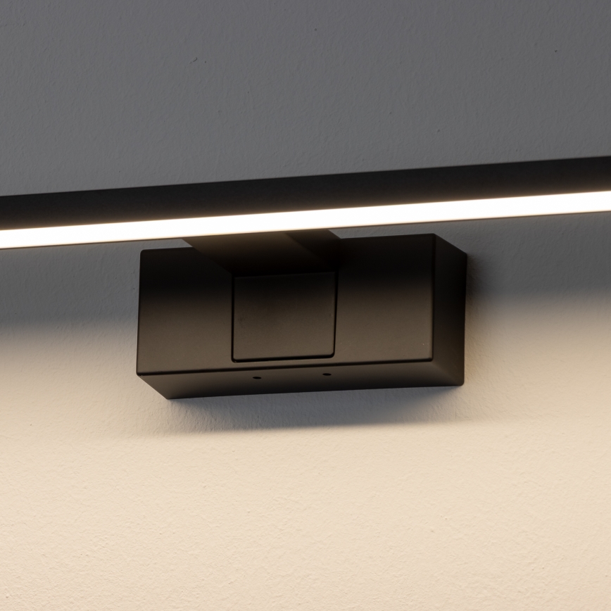 Aigostar - LED-spegelbelysning för badrum LED/8W/230V 4000K 40 cm IP44 svart