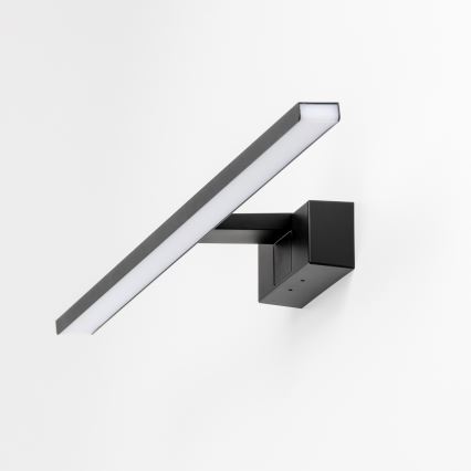Aigostar - LED-spegelbelysning för badrum LED/8W/230V 4000K 40 cm IP44 svart