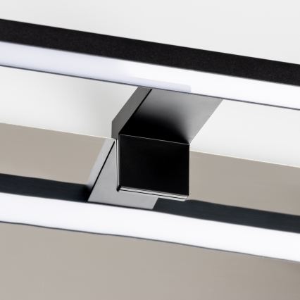 Aigostar - LED-spegelbelysning för badrum LED/8W/230V 4000K 40 cm IP44 svart