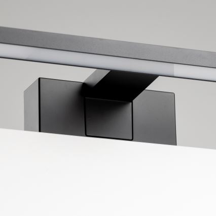 Aigostar - LED-spegelbelysning för badrum LED/8W/230V 4000K 40 cm IP44 svart