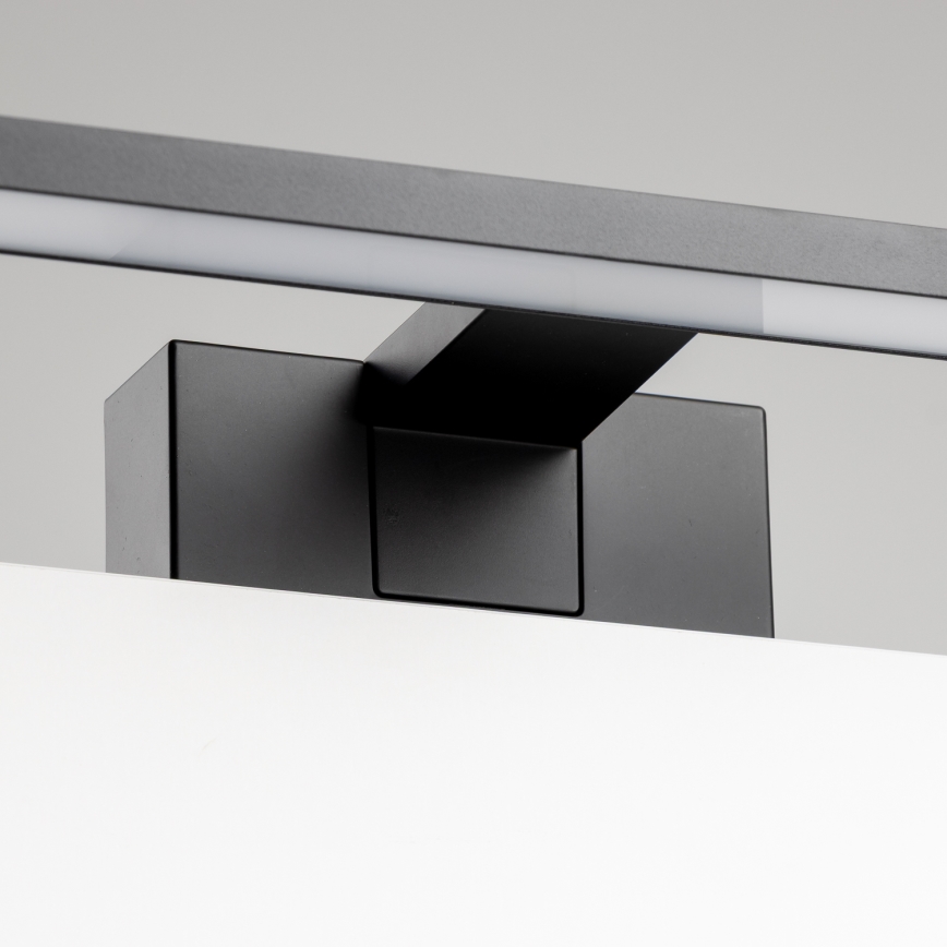 Aigostar - LED-spegelbelysning för badrum LED/8W/230V 4000K 40 cm IP44 svart