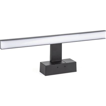 Aigostar - LED-spegelbelysning för badrum LED/8W/230V 4000K 40 cm IP44 svart
