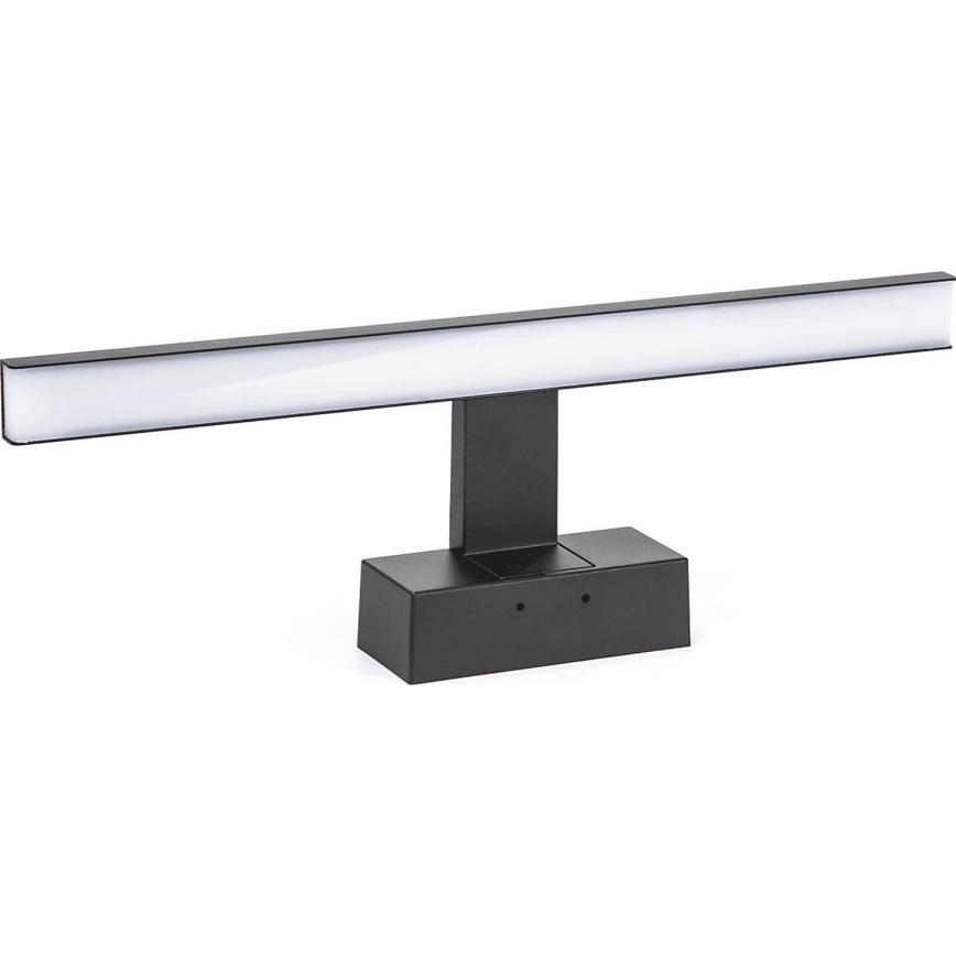 Aigostar - LED-spegelbelysning för badrum LED/8W/230V 4000K 40 cm IP44 svart