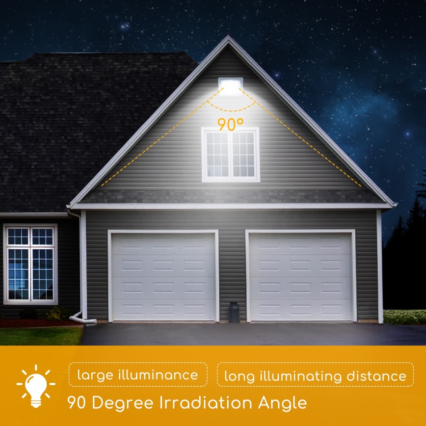 Aigostar - LED strålkastare LED/200W/230V grå 6500K IP65