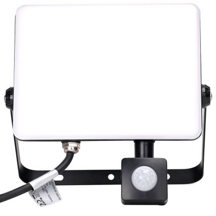 Aigostar - LED strålkastare med sensor LED/50W/230V 6500K IP65 svart