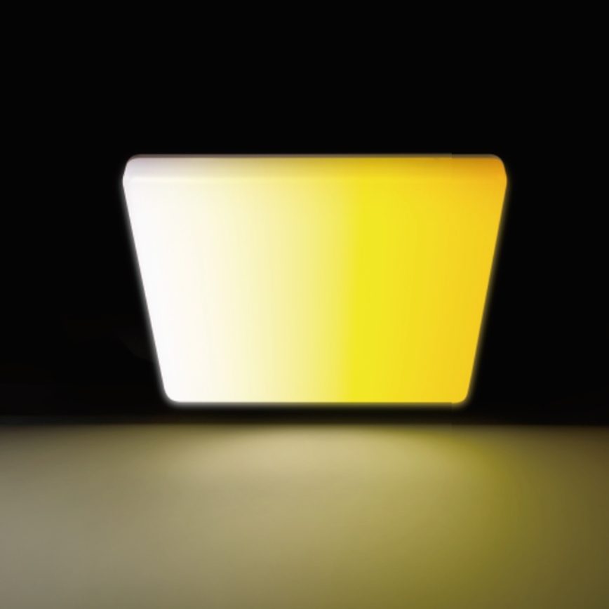 Aigostar - LED-dimbar badrumstaklampa LED/18W/230V 3000K-6500K IP54 + fjärrkontroll