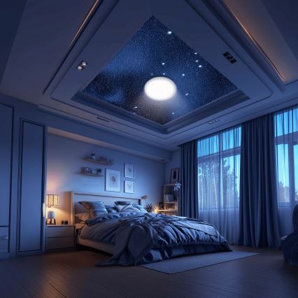Aigostar - LED ljusreglerad taklampa till badrum MESH Smart LED/18W/230V 3000-65000K IP44 + fjärrkontroll