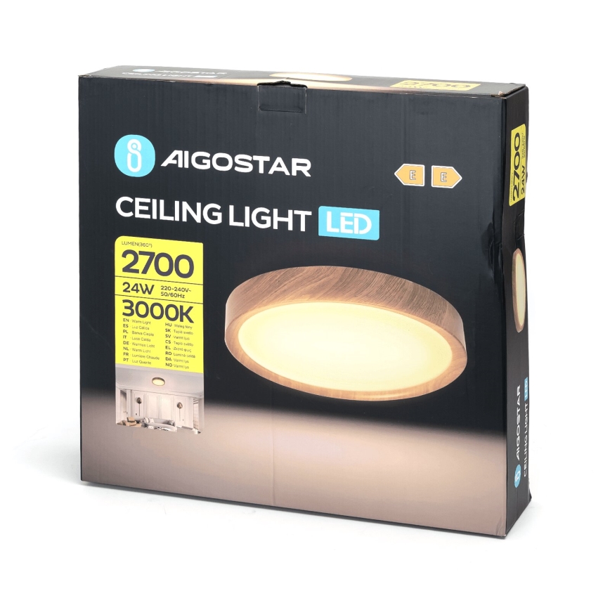 Aigostar - LED taklampa LED/24W/230V 3000K diameter 38,3 cm