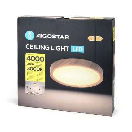 Aigostar - LED taklampa LED/36W/230V 3000K diameter 48,1 cm