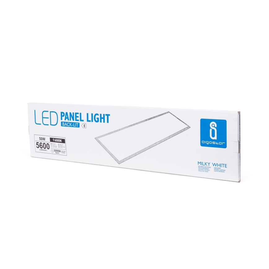 Aigostar - LED upphängd takpanel LED/50W/230V 6500K 120x30cm vit