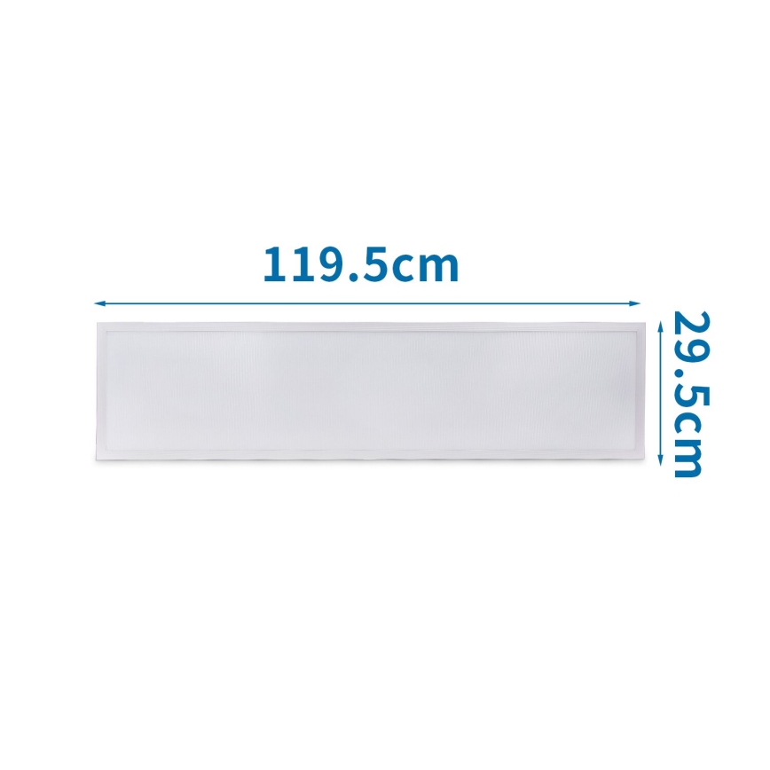 Aigostar - LED upphängd takpanel LED/50W/230V 6500K 120x30cm vit