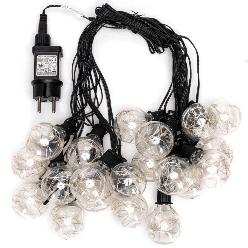 Aigostar - LED Utomhus dekorationsljusslinga 160xLED 10m IP44 kallvit