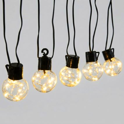 Aigostar - LED utomhusslinga 80x LED/8 funktioner 5 m IP44 varmvit