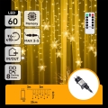 Aigostar - LED utomhus julbelysning 120xLED/8 funktioner 3x0,7m IP44 varmvit + fjärrkontroll