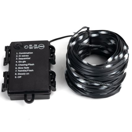 Aigostar - LED Utomhus julbelysning 150xLED/8 funktioner 3xAA 15,3m IP44 multicolor