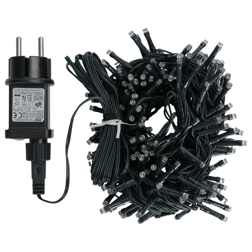 Aigostar - LED Utomhus julbelysning 200xLED/8 funktioner 13m IP44 kallvit