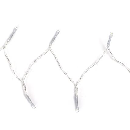 Aigostar - LED Utomhus julbelysning 50xLED/8 funktioner 3xAA 5,3m IP44 multicolor