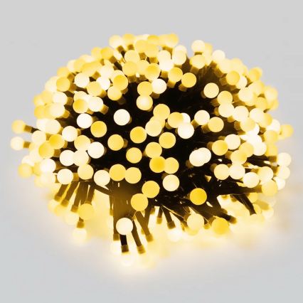 Aigostar - LED utomhus julbelysning 50×LED/8 funktioner, 8 m, IP44, varmvit