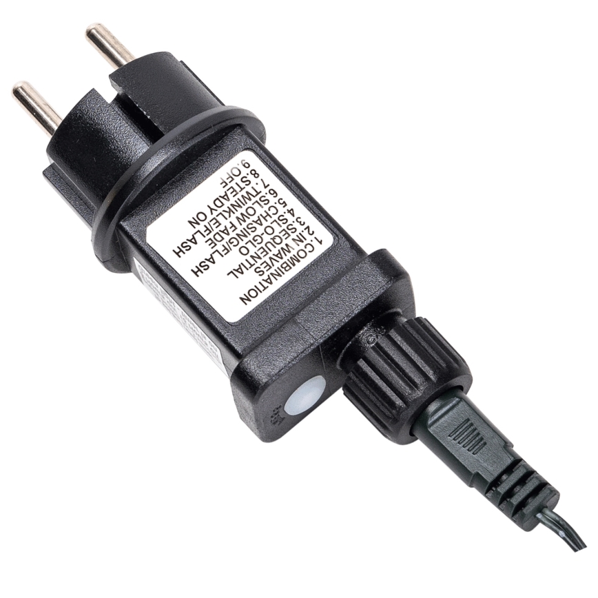 Aigostar - LED utomhus julbelysning 50×LED/8 funktioner, 8 m, IP44, varmvit
