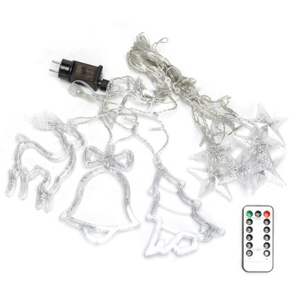 Aigostar - LED utomhus julslinga 120xLED/8 funktioner 3x0,6m IP44 varmvit + fjärrkontroll